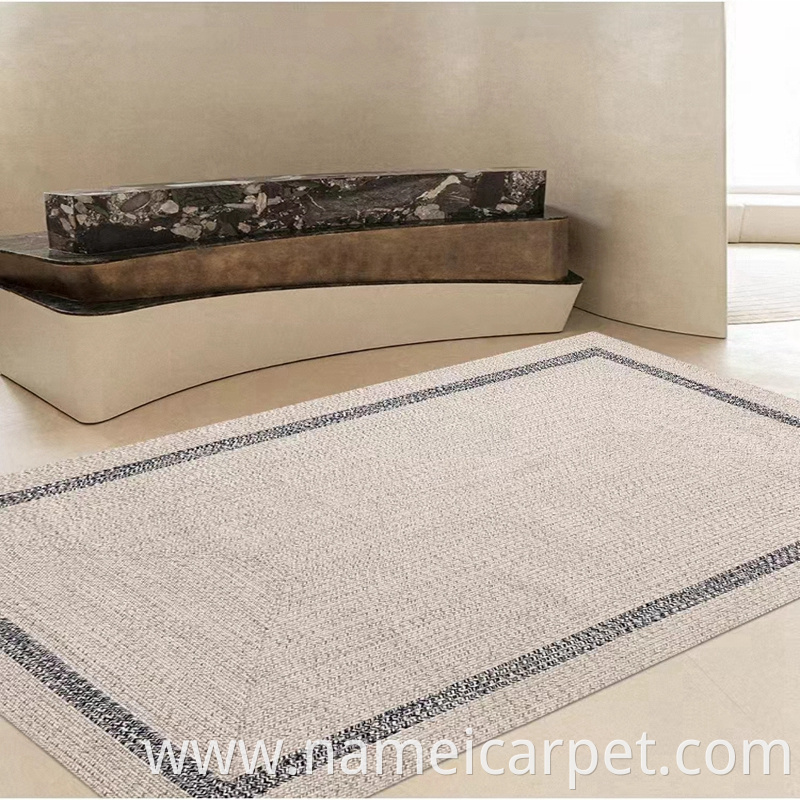 Polypropylene Pp Braided Woven Garden Patio Outdoor Carpet Rug Floor Mats 302